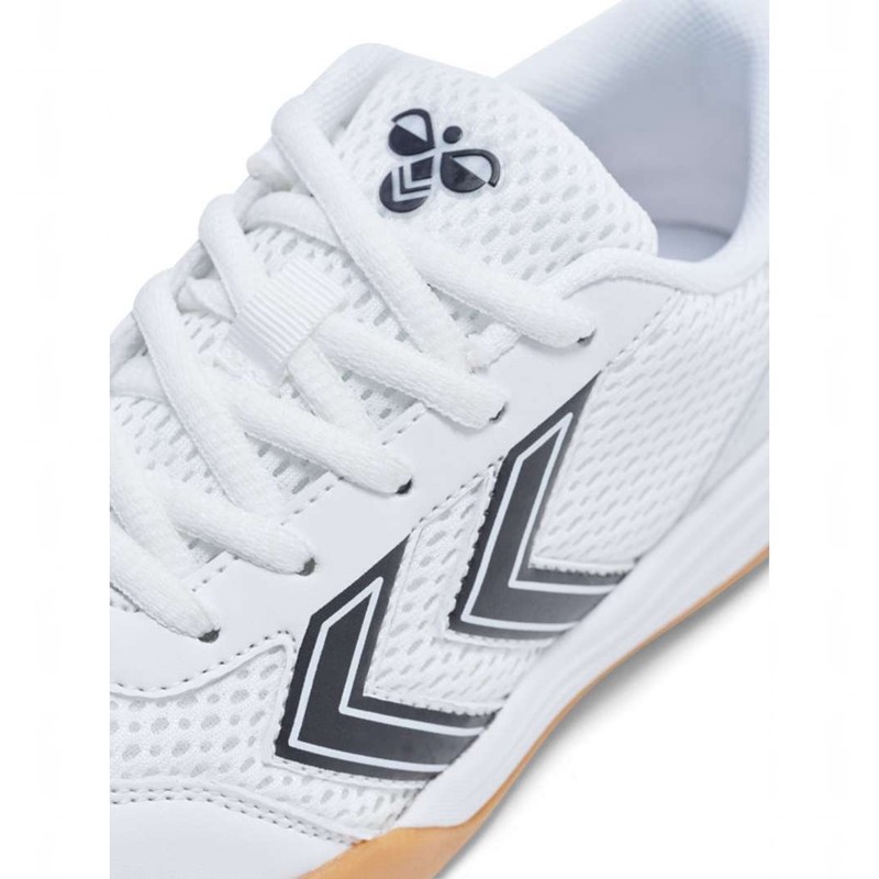 Basket Hummel Multiplay Flex Lc Jr Enfant Blanche | 799662-516