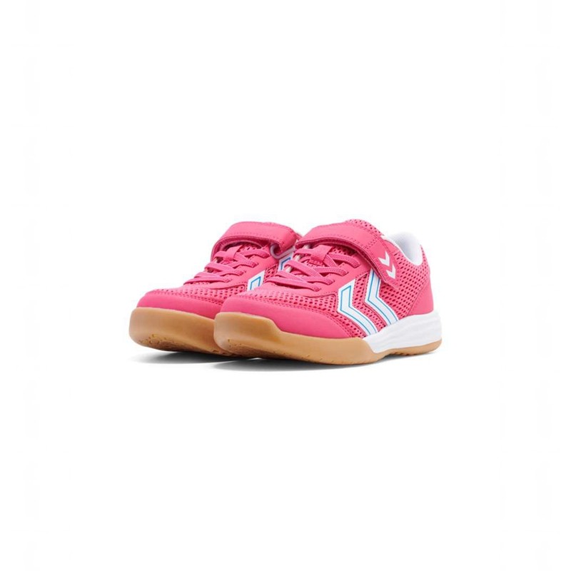Basket Hummel Multiplay Flex Vc Jr Enfant Rose | 712402-778