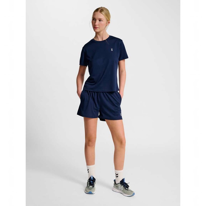 Basket Hummel Pulse Training W S/S Femme Bleu Marine | 388069-541