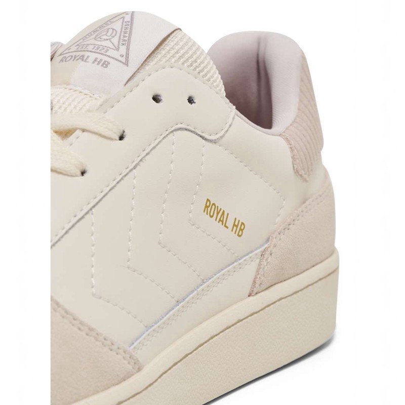 Basket Hummel Royal Hb Em Femme Blanche | 009492-676