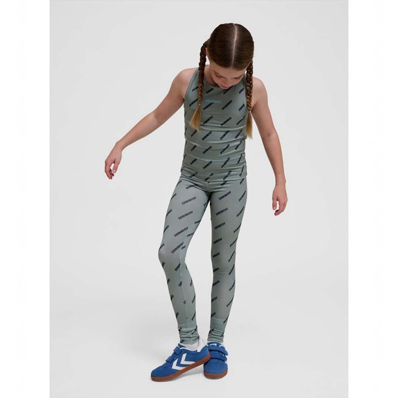 Basket Hummel Silje Enfant Vert | 565526-894