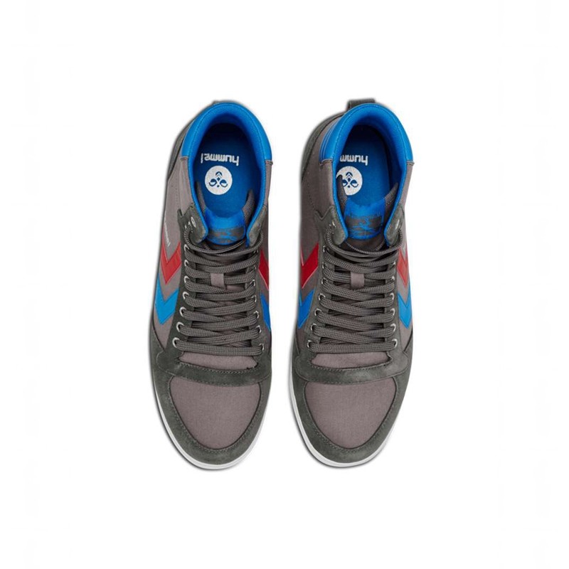 Basket Hummel Slimmer Stadil High Femme Bleu | 343689-180