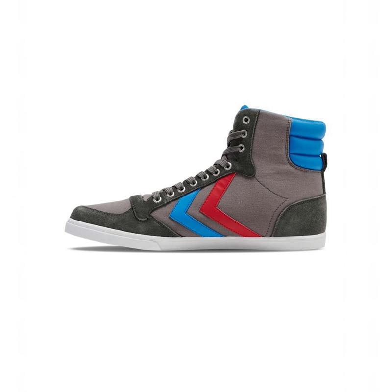 Basket Hummel Slimmer Stadil High Femme Bleu | 343689-180