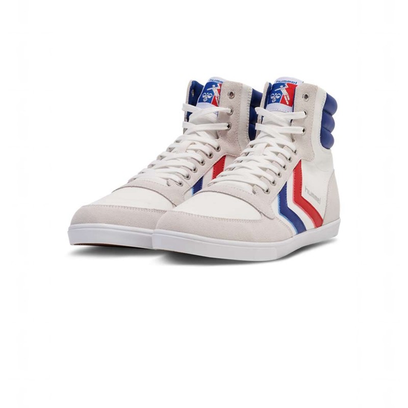 Basket Hummel Slimmer Stadil High Femme Blanche | 419477-929