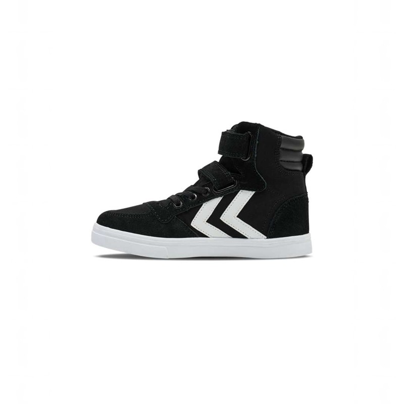 Basket Hummel Slimmer Stadil High Jr Enfant Noir | 039566-620