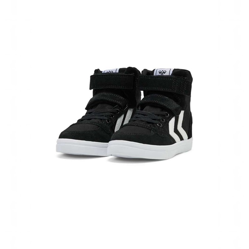 Basket Hummel Slimmer Stadil High Jr Enfant Noir | 039566-620