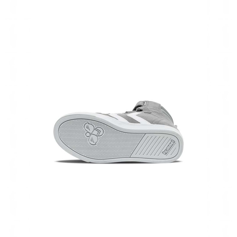 Basket Hummel Slimmer Stadil High Jr Enfant Grise | 334216-915
