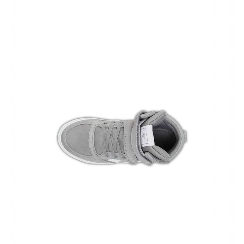 Basket Hummel Slimmer Stadil High Jr Enfant Grise | 334216-915