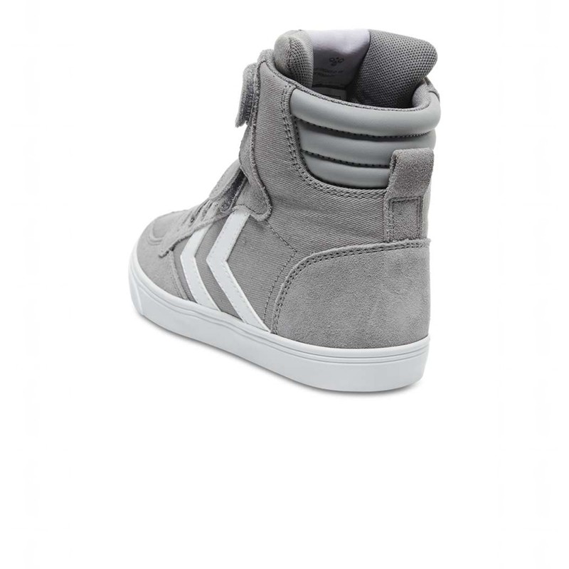 Basket Hummel Slimmer Stadil High Jr Enfant Grise | 334216-915
