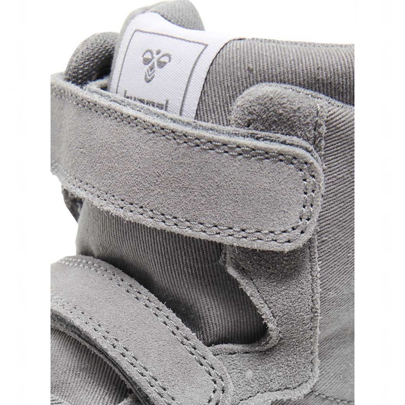 Basket Hummel Slimmer Stadil High Jr Enfant Grise | 334216-915