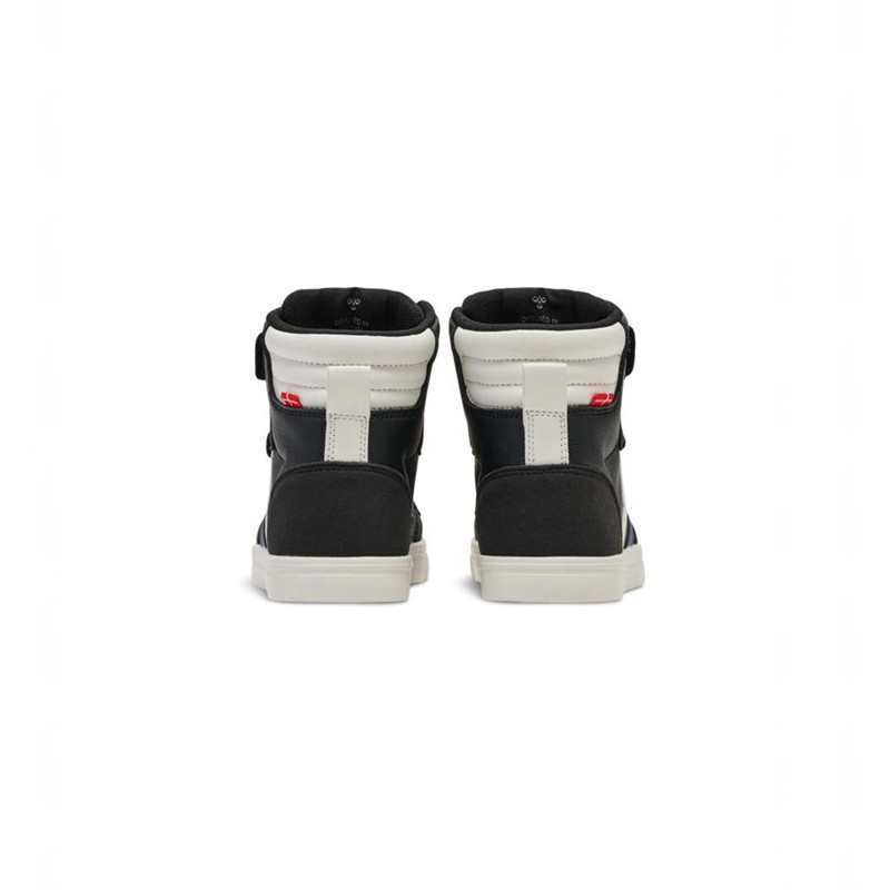Basket Hummel Slimmer Stadil Leather High Jr Enfant Noir | 562173-281
