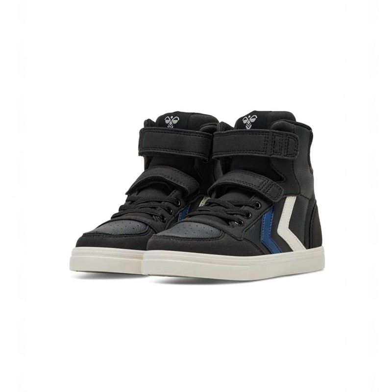Basket Hummel Slimmer Stadil Leather High Jr Enfant Noir | 562173-281