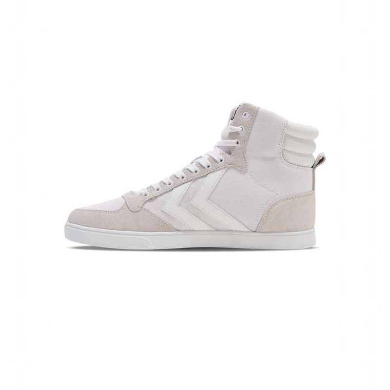 Basket Hummel Slimmer Stadil Tonal High Homme Blanche | 178953-352