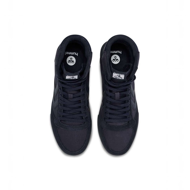 Basket Hummel Slimmer Stadil Tonal High Femme Bleu Marine | 742902-577