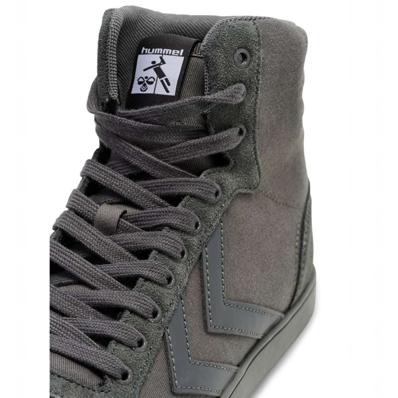 Basket Hummel Slimmer Stadil Tonal High Homme Grise | 212342-099