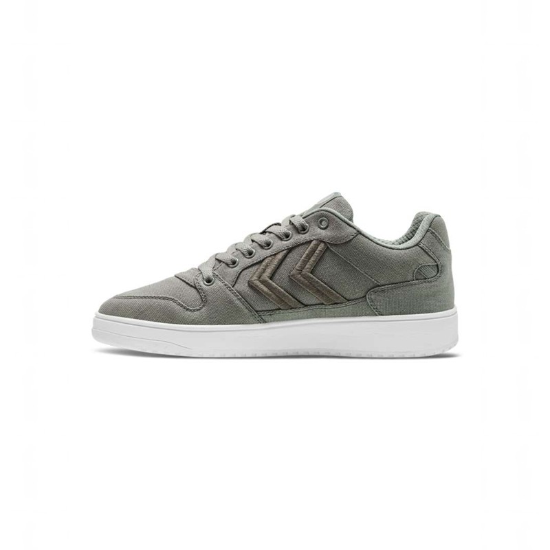 Basket Hummel St. Power Play Canvas Homme Grise | 149893-271