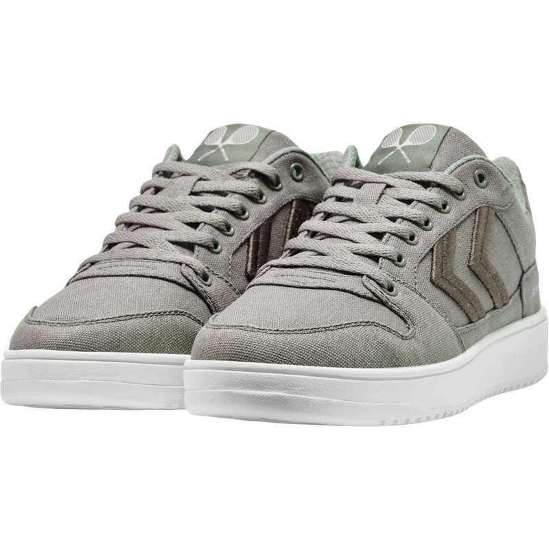 Basket Hummel St. Power Play Canvas Homme Grise | 149893-271