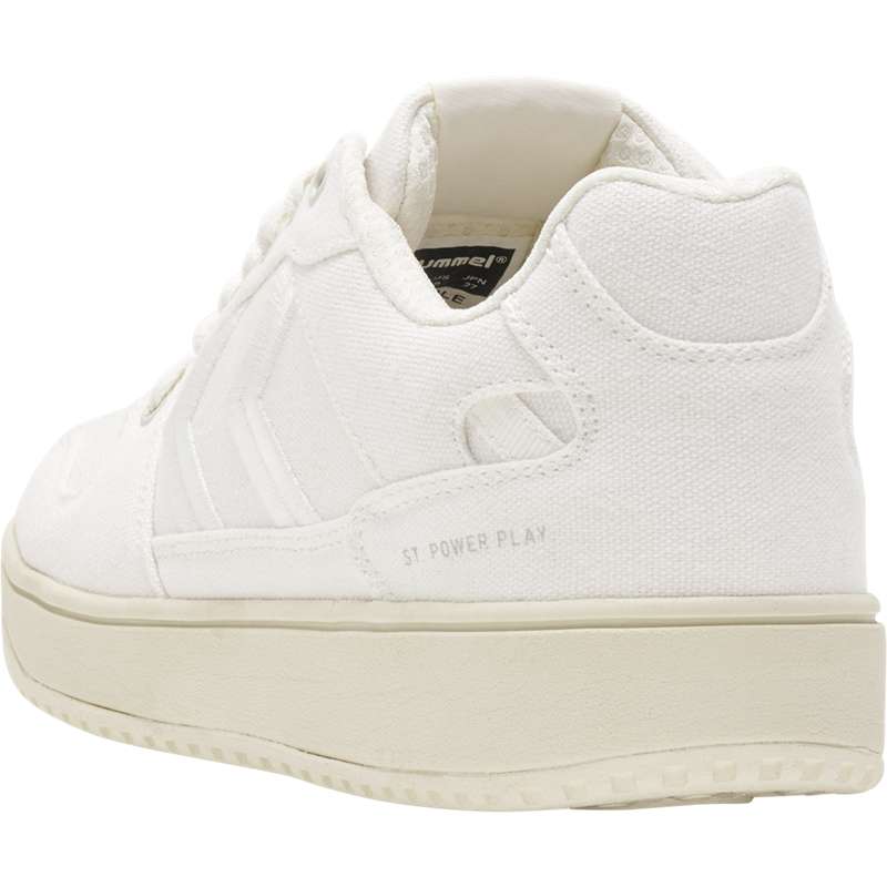 Basket Hummel St. Power Play Canvas Homme Blanche | 170500-789