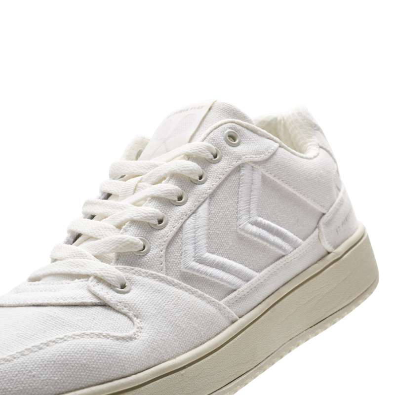 Basket Hummel St. Power Play Canvas Homme Blanche | 170500-789