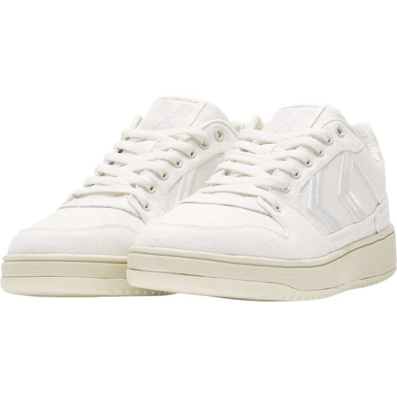 Basket Hummel St. Power Play Canvas Homme Blanche | 170500-789