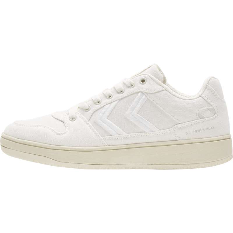 Basket Hummel St. Power Play Canvas Homme Blanche | 170500-789