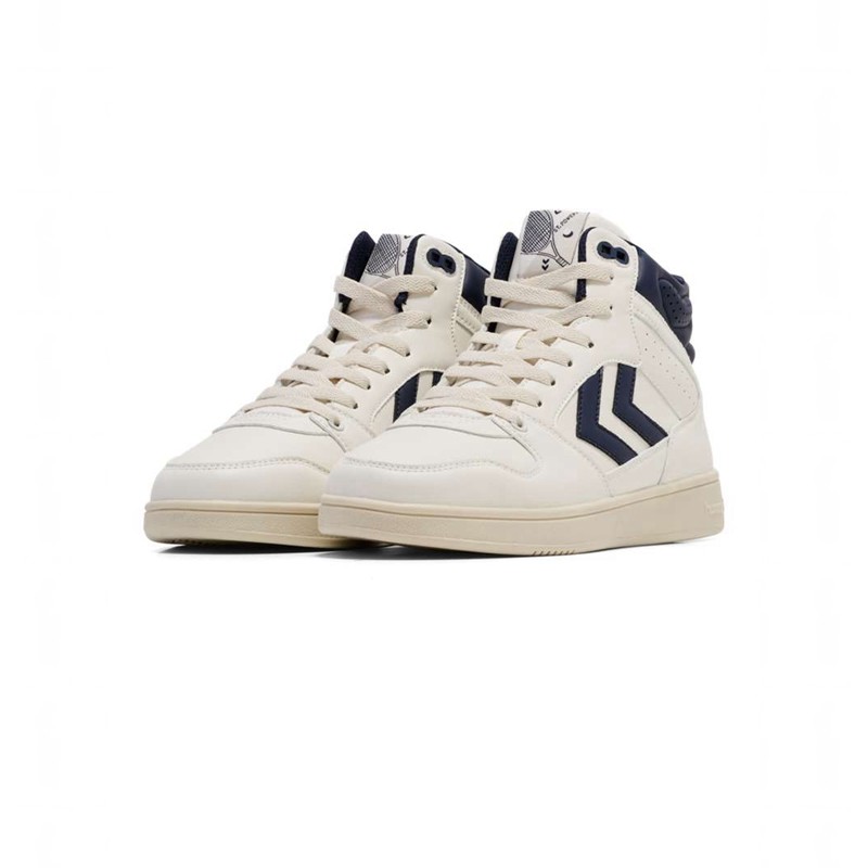 Basket Hummel St Power Play Mid Pl Femme Noir | 972159-328