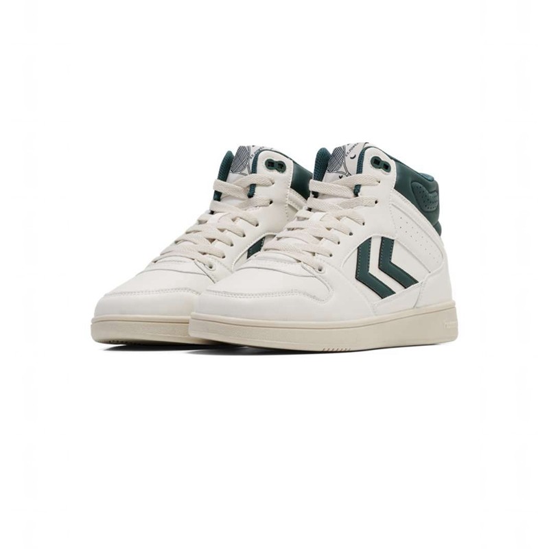Basket Hummel St Power Play Mid Pl Homme Blanche | 569769-394