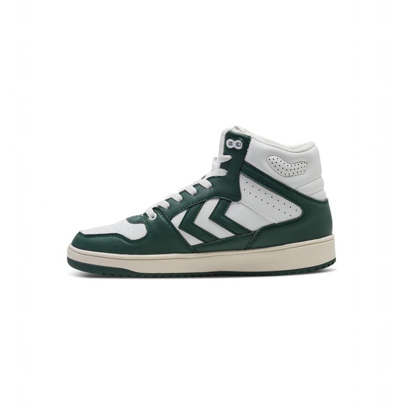 Basket Hummel St. Power Play Mid Rt Femme Blanche | 211453-761