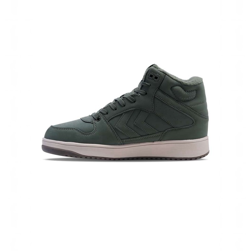 Basket Hummel St. Power Play Mid Tex Homme Vert | 215712-835