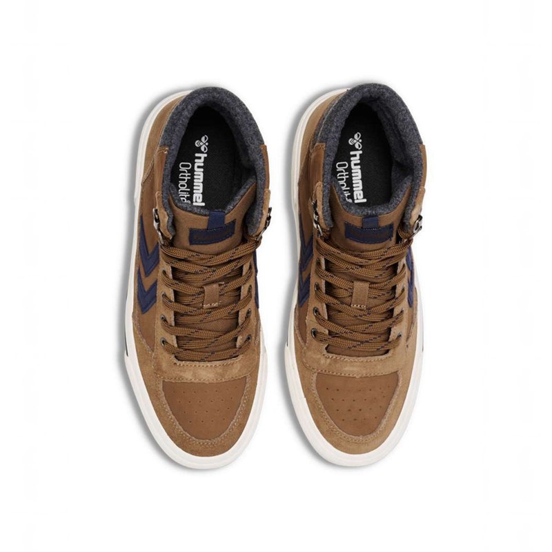 Basket Hummel Stadil High Winter Homme Marron | 421815-193