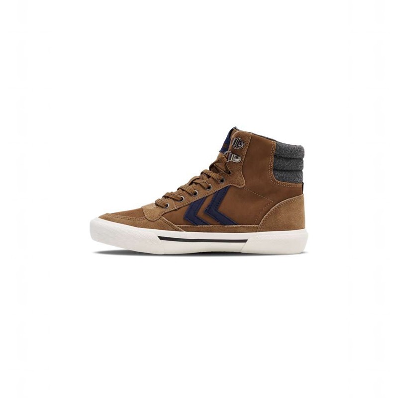 Basket Hummel Stadil High Winter Homme Marron | 421815-193