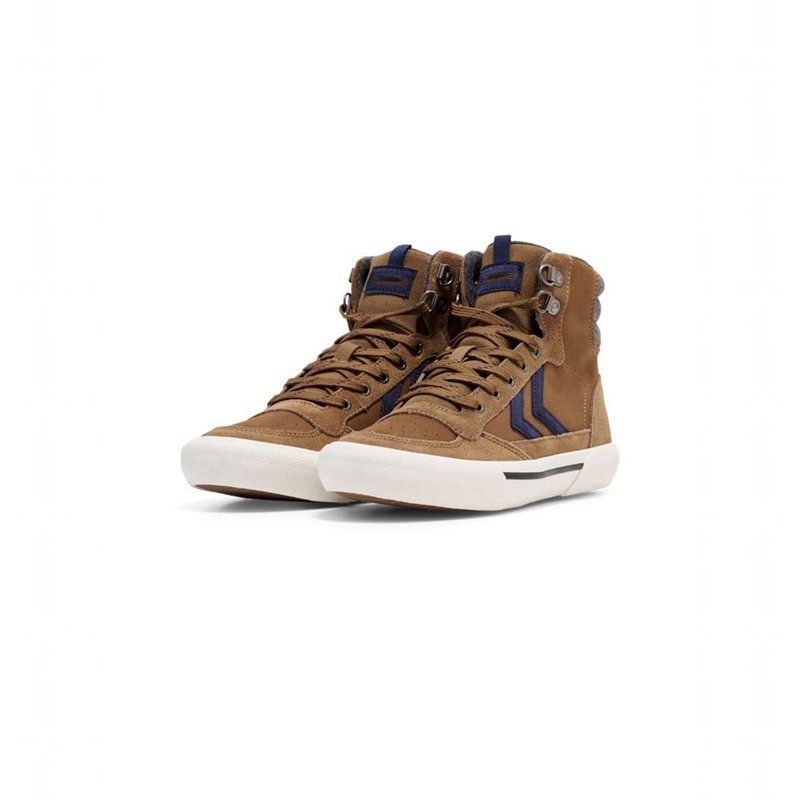 Basket Hummel Stadil High Winter Homme Marron | 421815-193