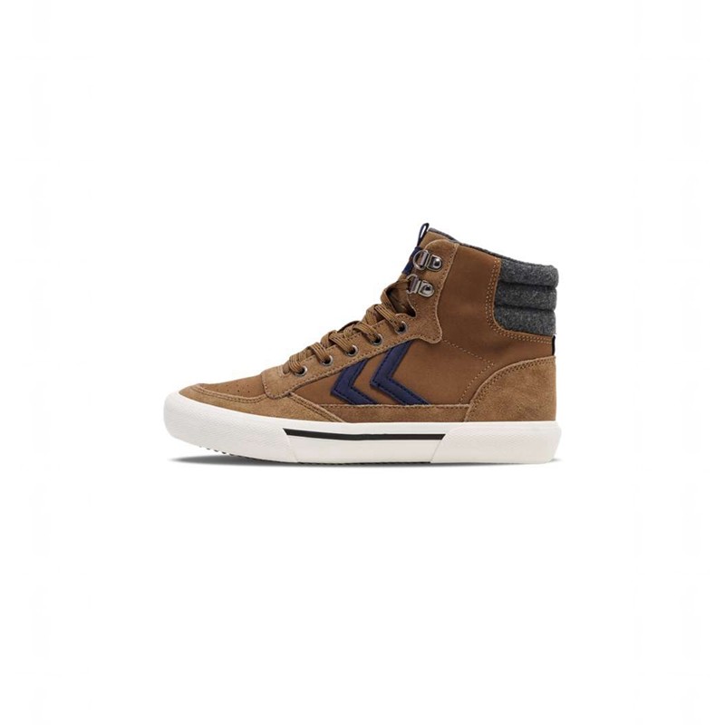 Basket Hummel Stadil High Winter Homme Marron | 421815-193
