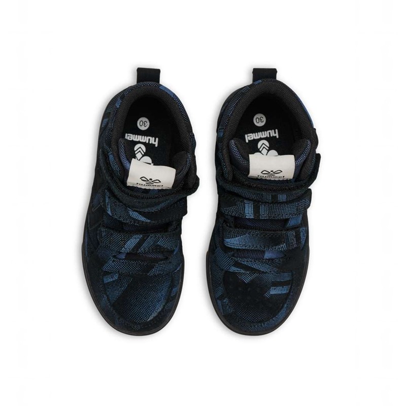 Basket Hummel Stadil Print Jr Enfant Noir | 542068-460