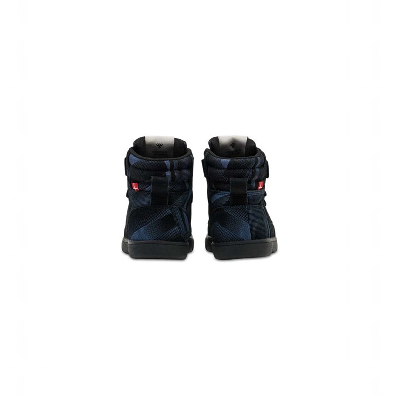 Basket Hummel Stadil Print Jr Enfant Noir | 542068-460