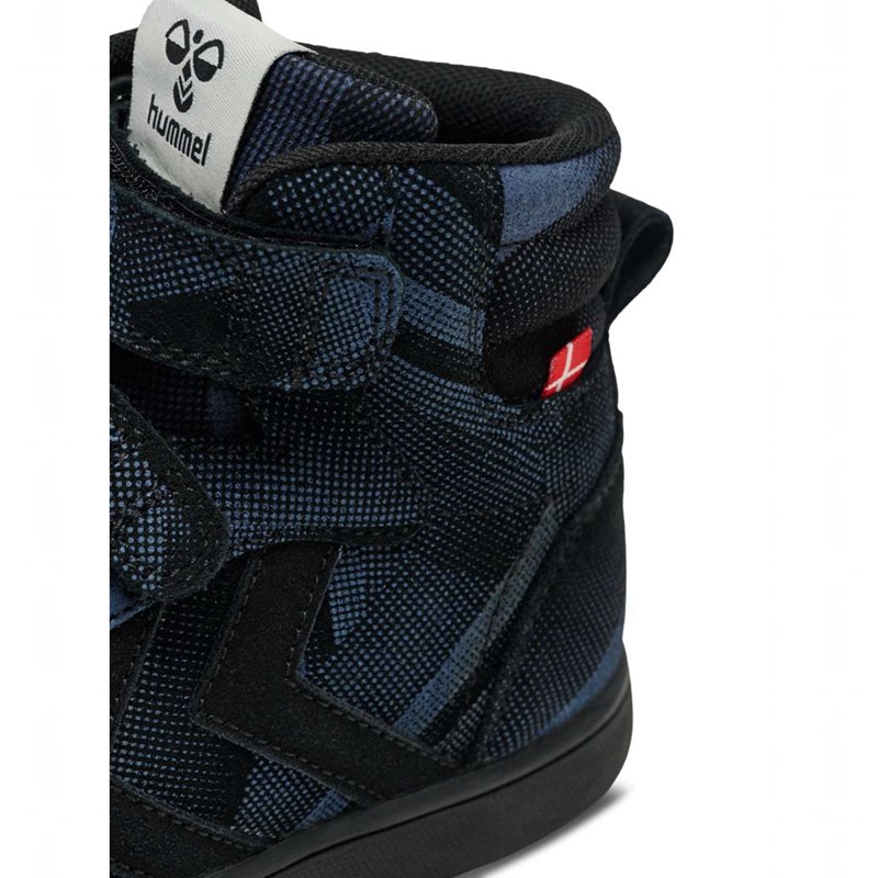 Basket Hummel Stadil Print Jr Enfant Noir | 542068-460
