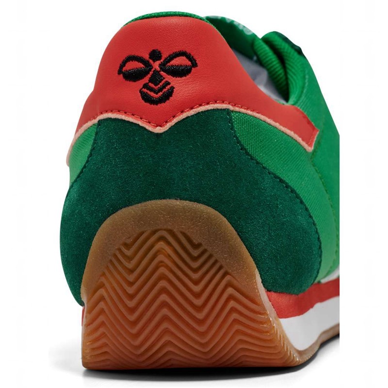 Basket Hummel Stadion Nylon Femme Vert | 797998-588
