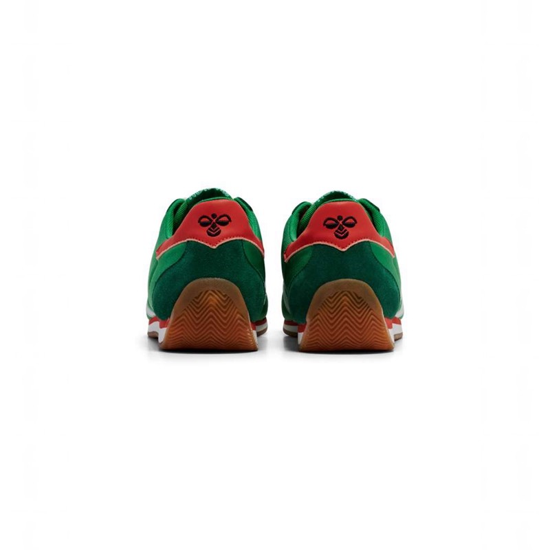 Basket Hummel Stadion Nylon Femme Vert | 797998-588
