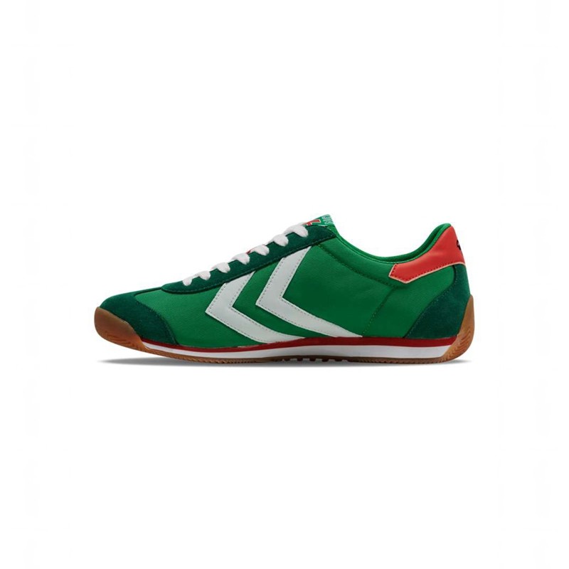 Basket Hummel Stadion Nylon Femme Vert | 797998-588
