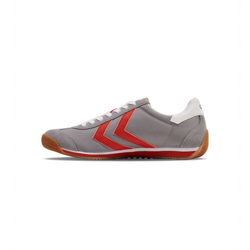 Basket Hummel Stadion Nylon Homme Grise | 001714-494