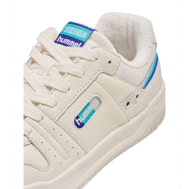 Basket Hummel Stockholm Lx-e Archive Femme Blanche | 242144-185