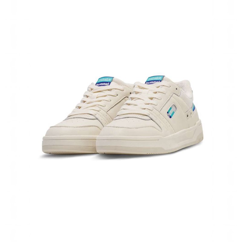 Basket Hummel Stockholm Lx-e Archive Femme Blanche | 242144-185