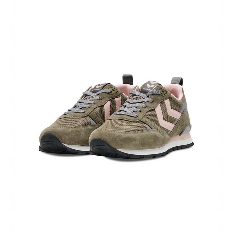 Basket Hummel Thor Homme Vert Olive | 869954-320