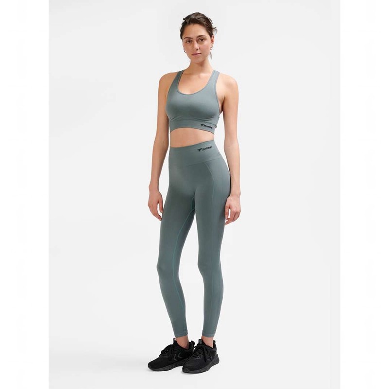 Basket Hummel Tif Seamless High Waist Femme Grise | 654277-391