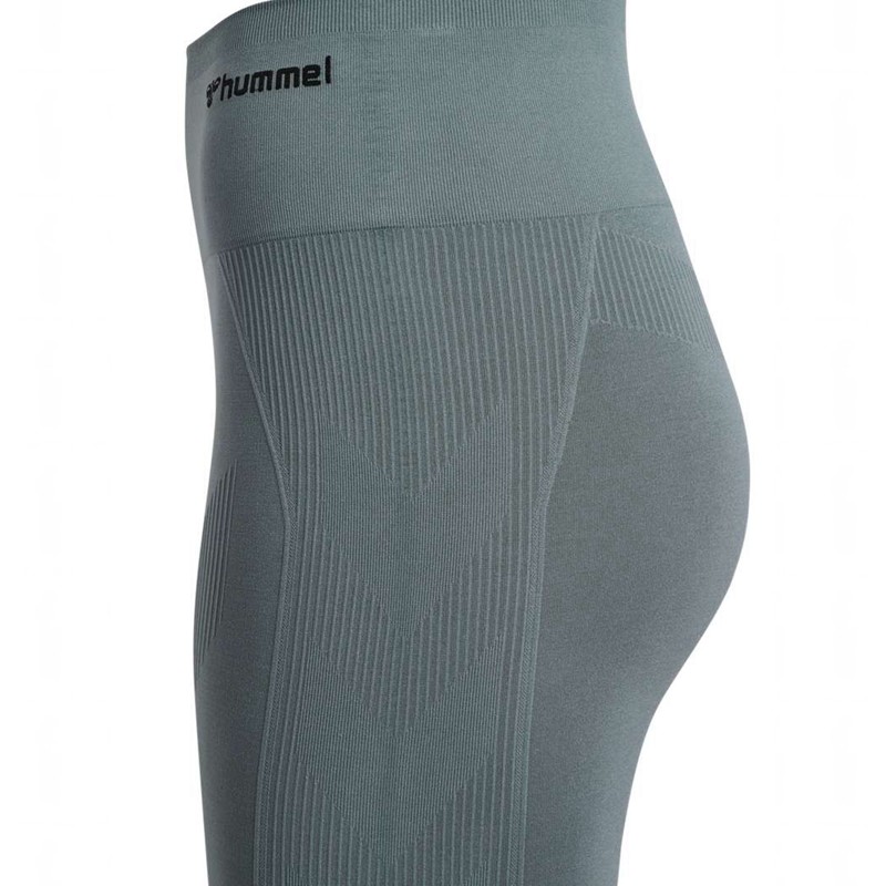 Basket Hummel Tif Seamless High Waist Femme Grise | 654277-391