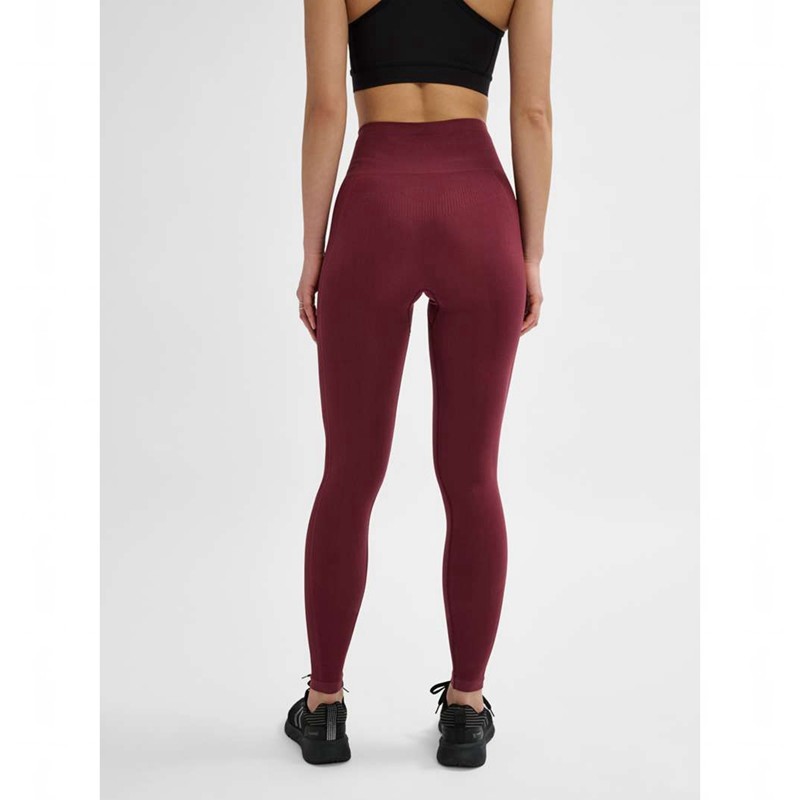 Basket Hummel Tif Seamless High Waist Femme Bordeaux | 933948-793