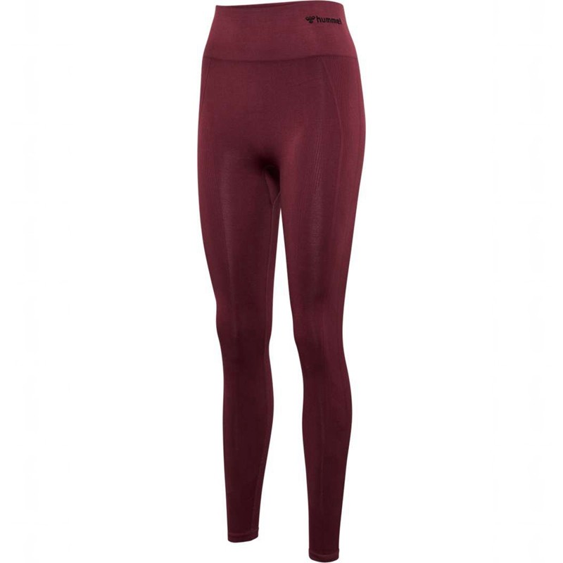 Basket Hummel Tif Seamless High Waist Femme Bordeaux | 933948-793