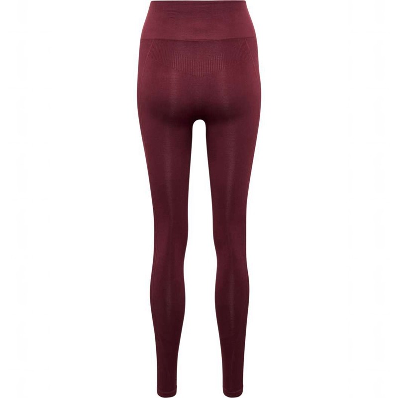 Basket Hummel Tif Seamless High Waist Femme Bordeaux | 933948-793