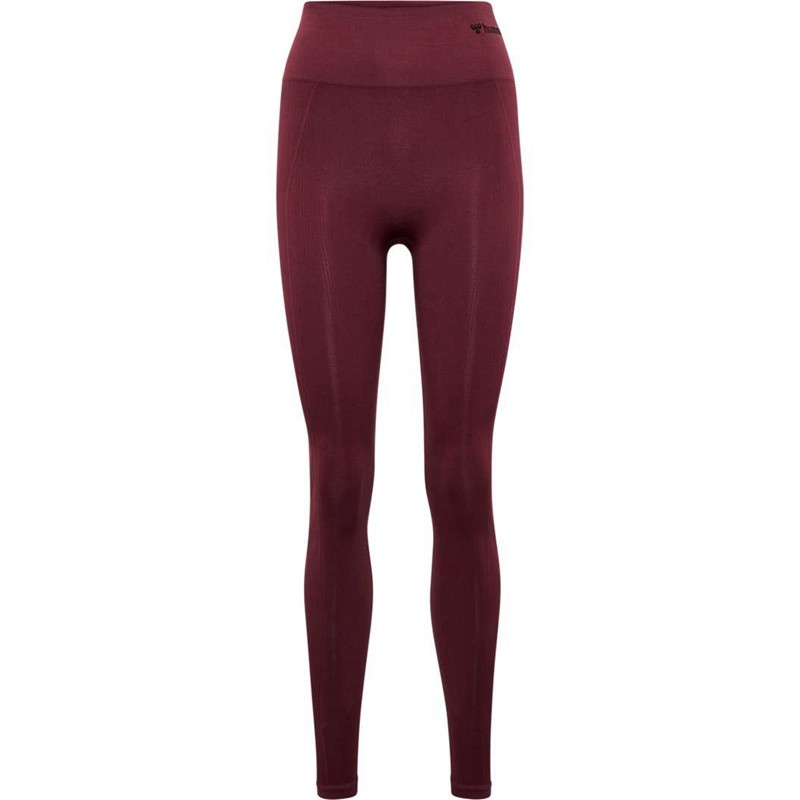Basket Hummel Tif Seamless High Waist Femme Bordeaux | 933948-793