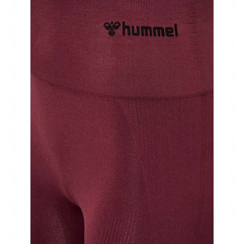 Basket Hummel Tif Seamless High Waist Femme Bordeaux | 933948-793